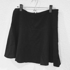 Philosophy black fit and flare skirt